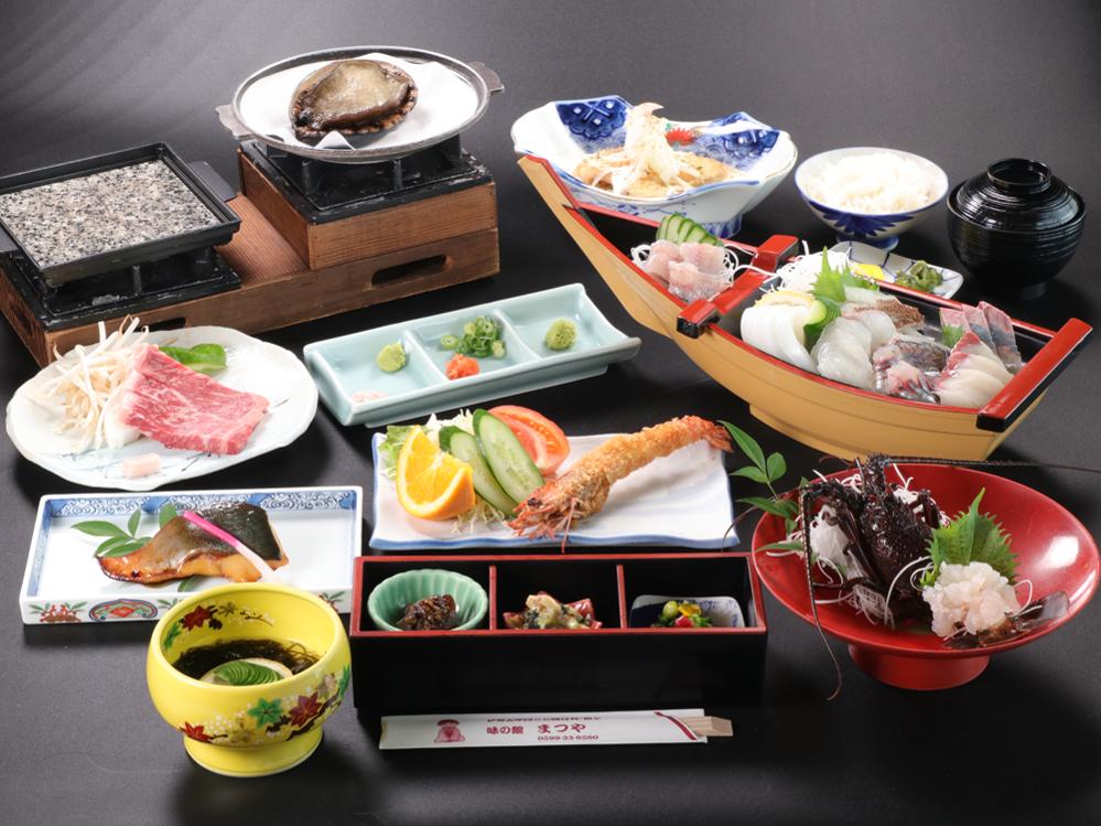 ◇イセエビ＆アワビ＆和牛！◆三大味覚を贅沢に♪最上級コース