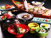 ◆三大味覚◆イセエビ＆アワビ＆和牛！最上級コース