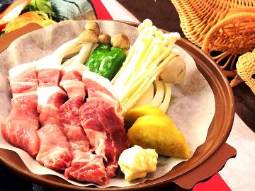 【スタンダード】じゅうじゅう♪信濃みゆきポーク陶板焼き&野沢お袋の味［1泊2食付］