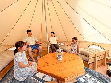 【1泊2食付き】手作りサウナが使える！グランピング風テントの休憩スペースでリフレッシュ☆彡