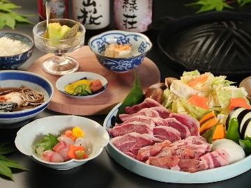 大山名物ジンギスカン！お肉の良さが分かる美味しさでご満悦☆1泊2食付