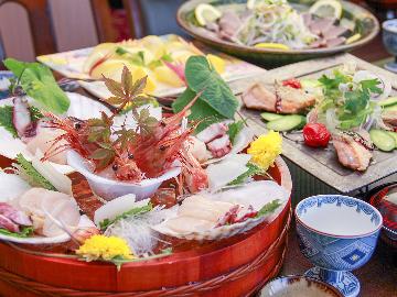 気仙沼・海の幸満載！～美味旬鮮～目でも楽しむ新鮮食材の創作和食【1泊2食】