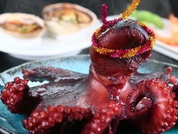 【海鮮スタンダード】舟盛付き、篠島の海の幸満載！定番プラン！
