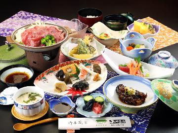 【1泊2食付】板長厳選の和食膳と源泉かけ流しの大露天風呂で温泉を満喫♪