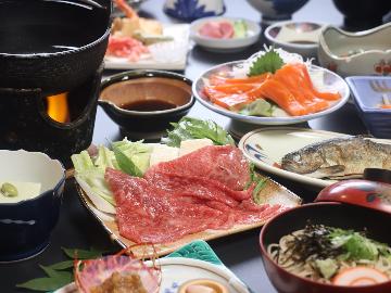 【牛しゃぶ】とろける飛騨牛をしゃぶしゃぶで！飛騨の味と温泉三昧《１泊２食付》