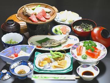 【直前割】お日にち限定☆飛騨牛の陶板焼き＆女将の手作り田舎料理がお一人様1100円引き♪《１泊２食付》