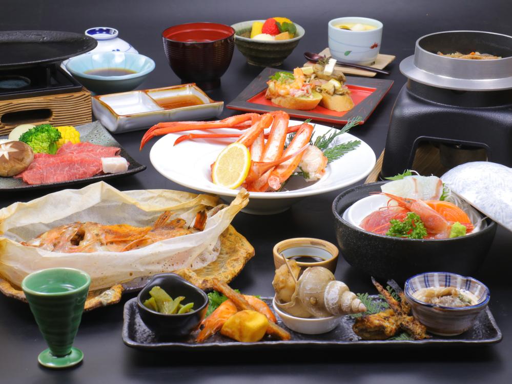 【グレードアップ】海の幸・山の幸☆贅沢コース【1泊2食付】  2026年7月～