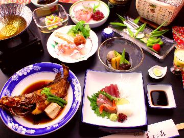 割烹料理宿が仕立てる『湯浅の旬地魚プラン』一泊二食付き