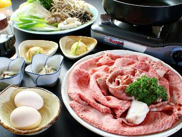 【関西風★但馬牛すき焼き】絶品◆肉の旨味が溢れ出す♪≪奥神鍋野菜×但馬牛≫