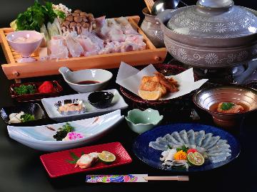 【ネット販売最安値♪】【3年とらふぐ白子付きフルコース-極Kiwami-】超ふわとろ！！贅沢プラン♪【はばタンPay+(プラス)利用可】