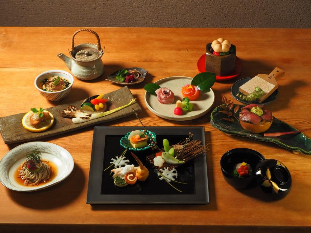【１泊夕食のみ】なごみ野の創作懐石を味わう