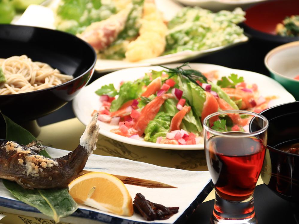 戸隠中社スグ◎宿坊で過ごすひと時…旬の物を美味しくいただく＜＜1泊2食付＞＞小さなお子様も歓迎！