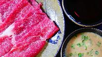 【特選但馬牛・二食付き】選べるすき焼きorしゃぶしゃぶ【松コース】