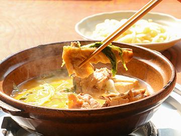 【冬季限定】＜2食付き＞大子町名物「奥久慈しゃも鍋」をお部屋で堪能♪朝は和朝食で1日のスタートを