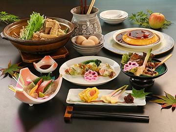 【2食付き】土曜日限定！手作り和朝食＋和風レストラン七曲りでしゃも料理夕食付きプラン