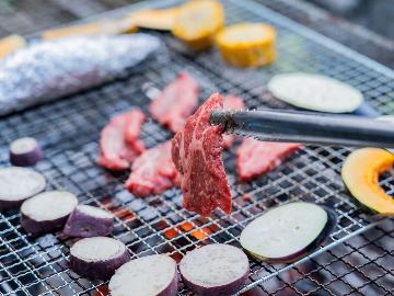 【BBQ／夕食付き】久慈川沿いのお庭で気軽にアウトドア♪機材も食材も揃った手ぶらでBBQプラン