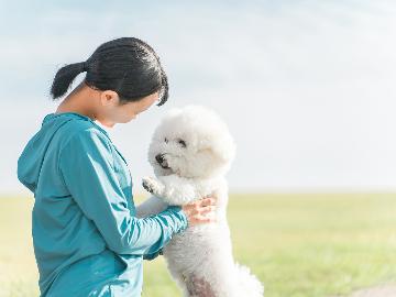 【1泊2食付】一人旅大歓迎！1室限定！眺望抜群♪快適設備の専用客室で愛犬と過ごす旅☆HP予約限定☆1,000円割引「感謝」プラン♪