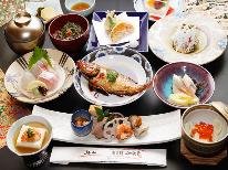 【のどぐろの煮付け付会席】旬の海幸★部屋食★貸切風呂無料・朝珈琲付等特典
