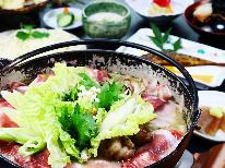 しし鍋付◆ぽかぽかお鍋でいただく国産猪豚　〆はおうどんで　-2食付-