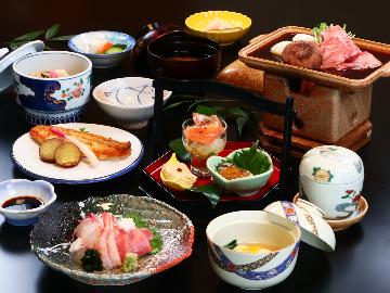 こだわりの食材・季節の料理に舌鼓・スタンダード会席《2食付》