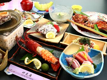【２食付】スタンダード≪房総3大味覚≫鯨・金目鯛・あわび　◆お子様歓迎◆小学生　大人の半額☆　貸切風呂無料特典　