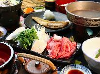 ★【前沢牛すき焼き】至福のひととき★口の中に広がる前沢牛の旨味に自家製割り下と卵が絡み合う♪温泉券付