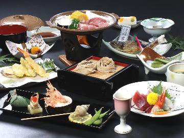 【信州山河の幸】信州ポークの陶板焼きと信州川の幸岩魚の塩焼き＆信州そば☆スタンダード一泊二食付プラン