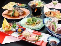 【スタンダードコース◆和洋室】旬の食材を活かした季節会席-2食付