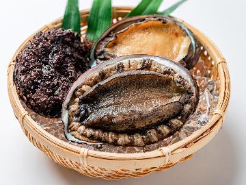 【鮑ステーキ】歯ごたえと柔らかさが共存！？希少な能登産の天然アワビが食べられます≪部屋食≫