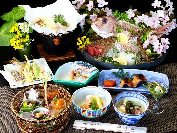 【松コース】鮮魚の姿盛り！海の幸を独り占め【一泊二食】