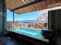 【素泊】 ～天空の城に泊まる～ 南アルプスor飯田市街眺望客室確約！天然温泉は絶景の内湯と露天で