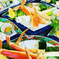 HP予約がお得◎冬限定！【贅沢冬の味覚】和牛ステーキ＆ズワイ蟹付き山水旬膳プラン～お夕食はお部屋だし～