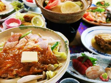 いわて旅対象【四季彩～shikisai～】春夏の陶板料理★『南部どり』のちゃんちゃん焼き【1泊2食】