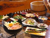 【鍋プラン】囲炉裏で味わう鍋料理♪木曽の伝統を感じる築130年の宿で過ごす《1泊2食》