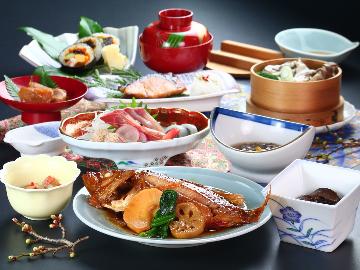 【12/31~1/3限定】新年は旬の新鮮魚介を能登島で味わう♪お正月特別料理でお祝い【2食付】
