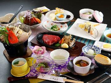【グレードアップ】メインは《山形牛ステーキ》と郷土料理［2食付］★朝夕個室食確約★お風呂貸切無料★