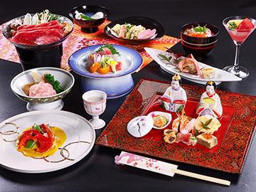 春の足音を感じながら♪東根のひな回廊巡り！可愛い雛膳でお祝い★女性限定の「特典付」