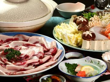 【60歳以上限定・１泊2食付き】リーズナブルなお値段で新鮮な猪肉を堪能♪～ぼたん鍋～お刺身付き♪