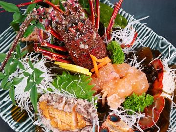 【 海祭 】 伊勢海老orアワビ◆選べるチョイス！-うみまつりコース-【15時～翌10時まで大浴場入浴可能！】