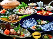 【 ふぐ福 御食事 】 グレードアップ◆＜伊勢海老お造り＆白子＞18,700円コース！