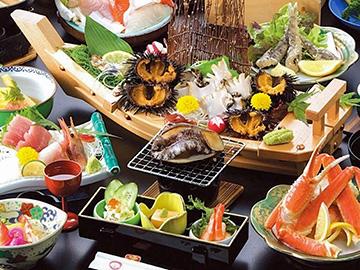 【彩海】ウニ！あわび！カニ！が楽しめる贅沢プラン◆いまが旬！！鮮度が自慢！！