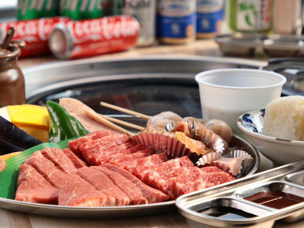 BBQ◆国産和牛ＢＢＱと名物バーガー朝食♪こたつ付デッキでほっこり