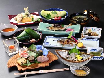 【鮎づくし会席】すし米夏の風物詩♪上桂川の天然鮎に舌鼓！