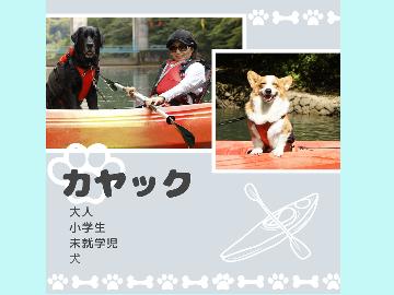 ☆ワンちゃんと一緒に楽しもう☆カヌーに乗って大自然を堪能！夕食はとちぎ和牛ステーキメインのコース