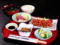 【一泊二食付き】おかえりなさい♪ボリューム満点の日替わり定食で元気モリモリ！！