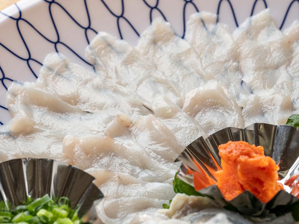 贅沢河豚白子焼き◇贅沢河豚-フグ-スペシャル◇ふぐひれ酒で乾杯◇1泊2食付【FSP】