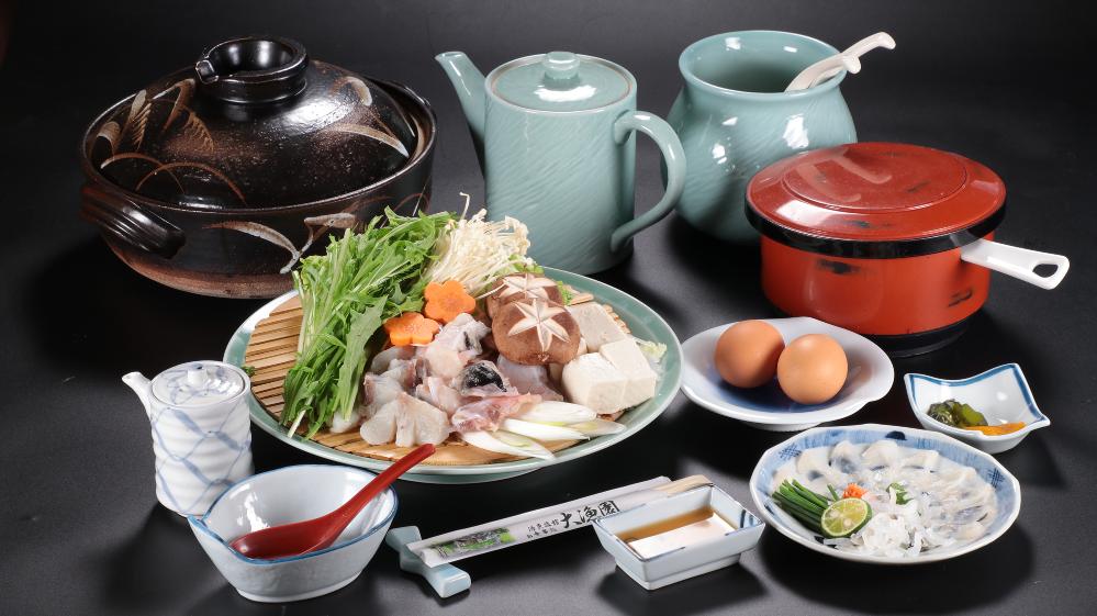 リーズナブルにふぐ体験◇南知多冬の味覚◇河豚ミニコース◇1泊2食付【FRE】