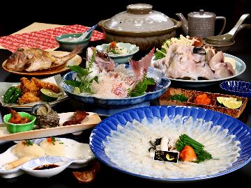 【 天然ふぐ＆海鮮 】グレードアップ◇本物の味に巡り逢える季節◇冬の味覚『天然ふぐ』と篠島旬の地魚…〇.°