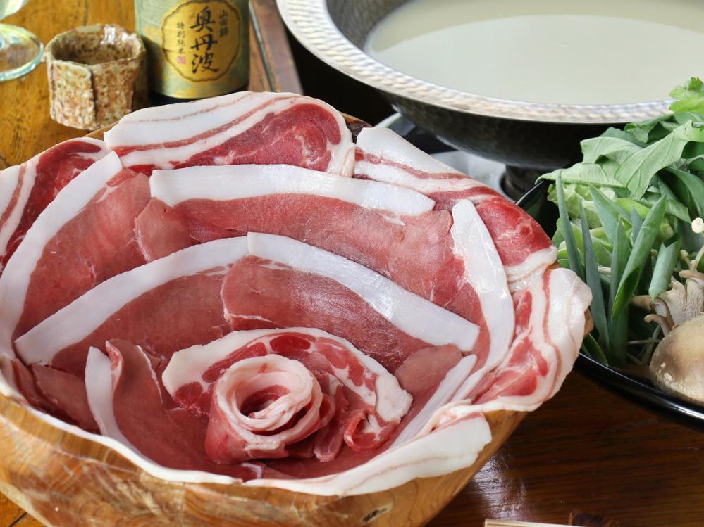 丹波の恵み、豆乳で味わうやさしさ~豆乳しゃぶしゃぶ会席~