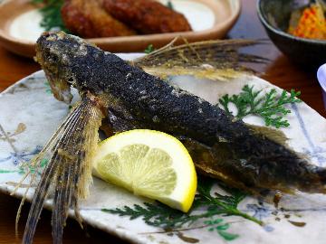 【一泊夕食】夕食は宿でゆっくりのんびり～な、屋久島旅行☆揚げたてサクサクのトビウオの唐揚げ付！